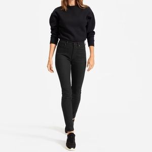 Everlane - the high rise skinny jean, black, women’s size 29